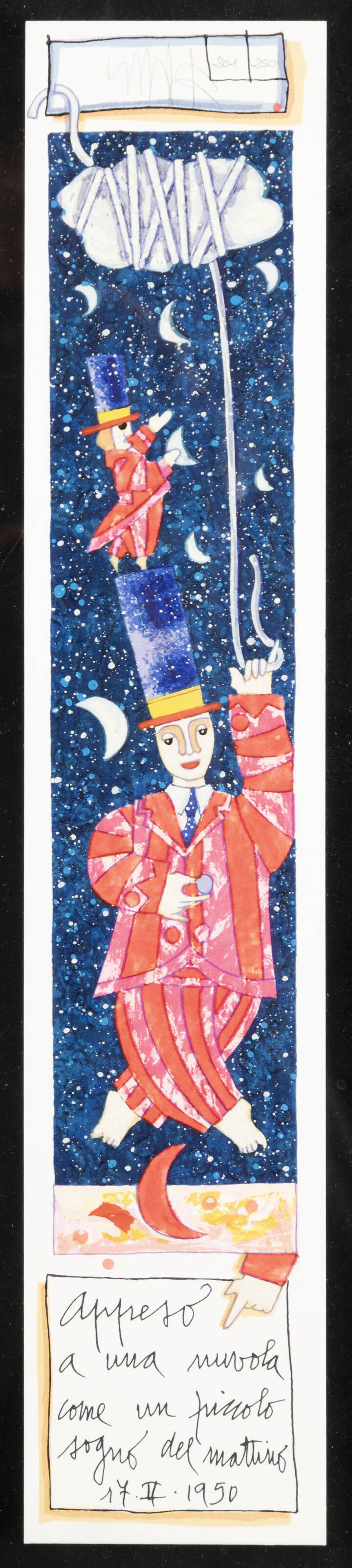 ANTONIO MUSANTE - 'Appeso a una nuvola come un piccolo sogno del mattino' 17.II.1950