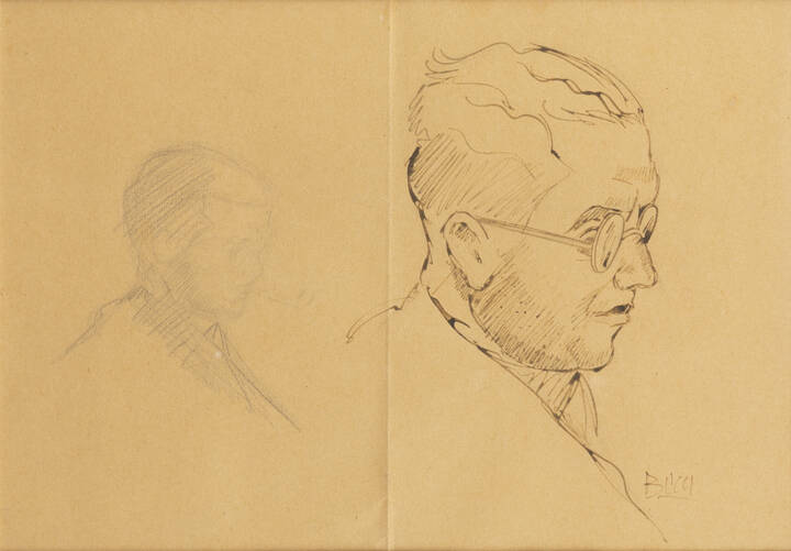 ANSELMO BUCCI - 'Ritratto di Lino Pesaro' 1926