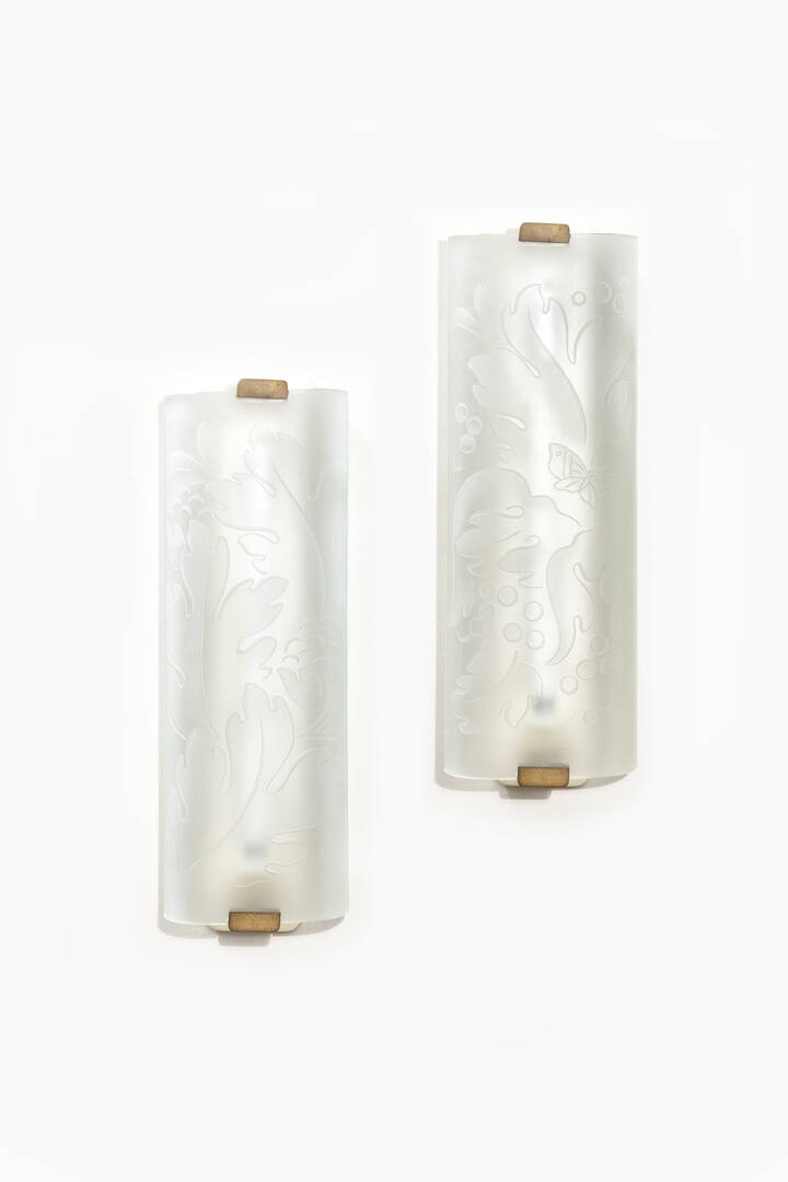 PIETRO CHIESA - Coppia di appliques