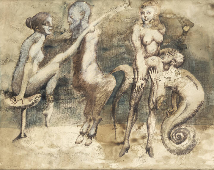 JAN LEBENSTEIN - 'L'Adoration' 1969