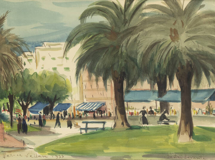 FELICE VELLAN - 'Sestri Levante' 1955