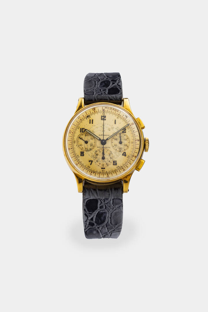 MOVADO - Mod. 'Chronograph', ref. 9020, anni '40 