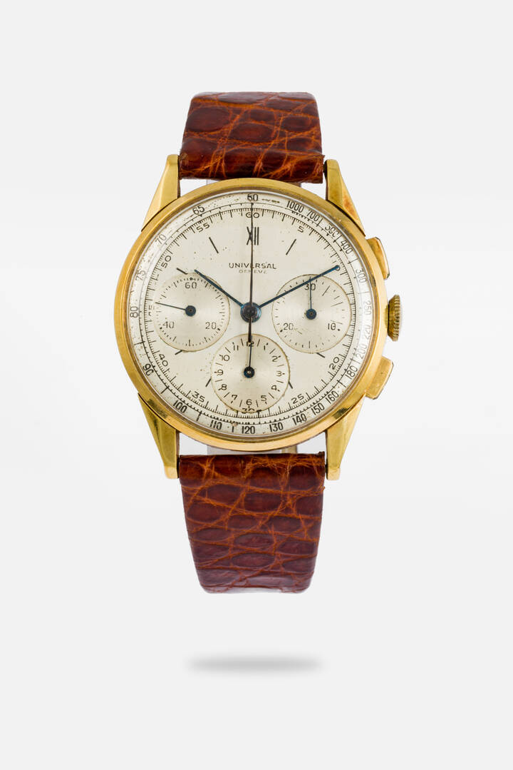UNIVERSAL GENEVE - Mod. 'Chronograph' ref. 12510, anni '50