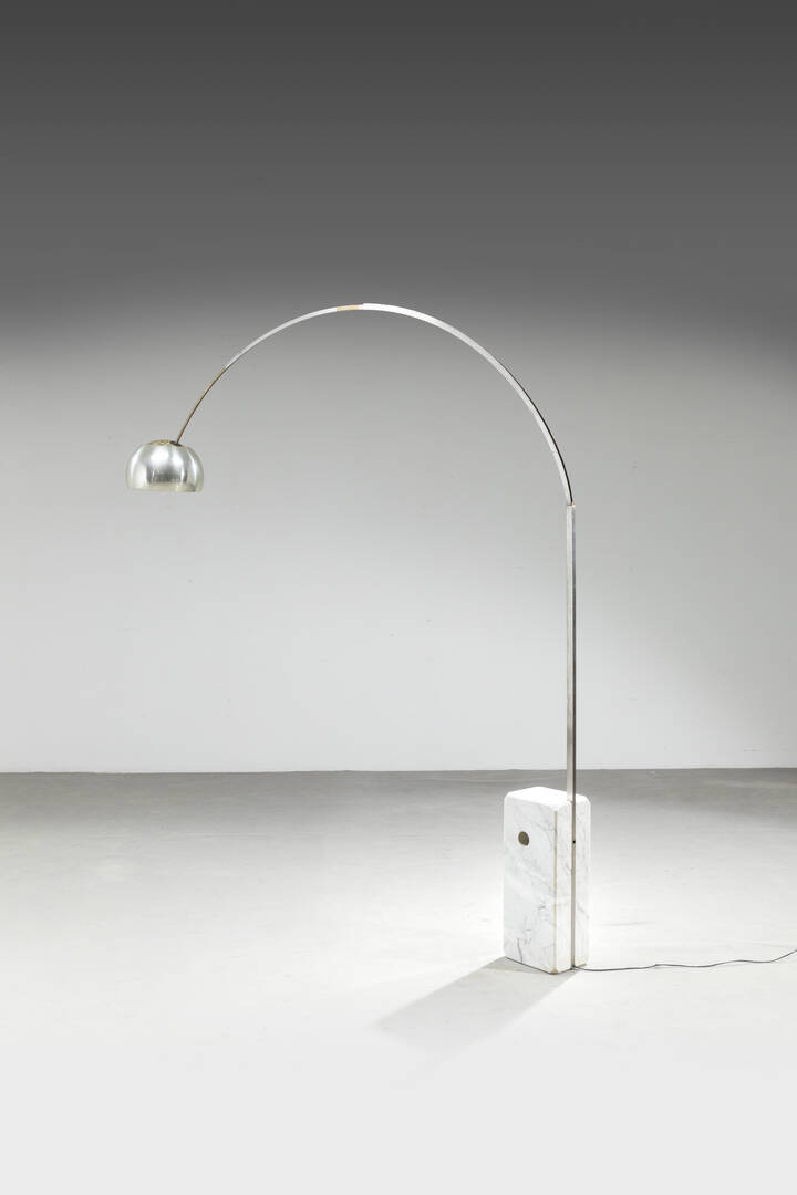 ACHILLE E PIER GIACOMO CASTIGLIONI - Lampada da terra mod. Arco