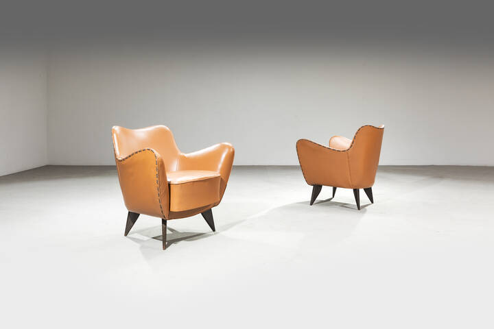 GIULIA VERONESI - Coppia di poltrone mod. Perla