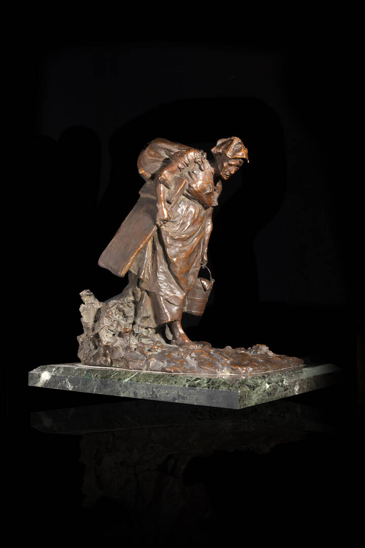 CESARE REDUZZI - ''Al torrente'' (1895)