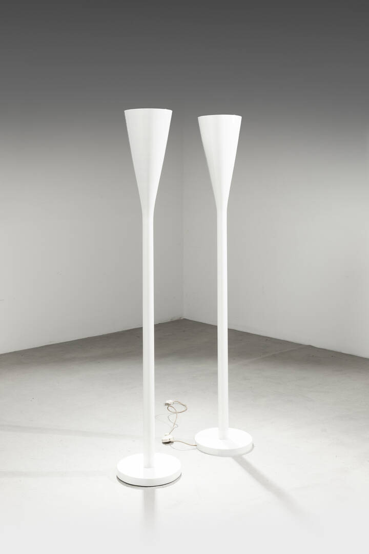 PRODUZIONE ITALIANA - Coppia di lampade da terra 