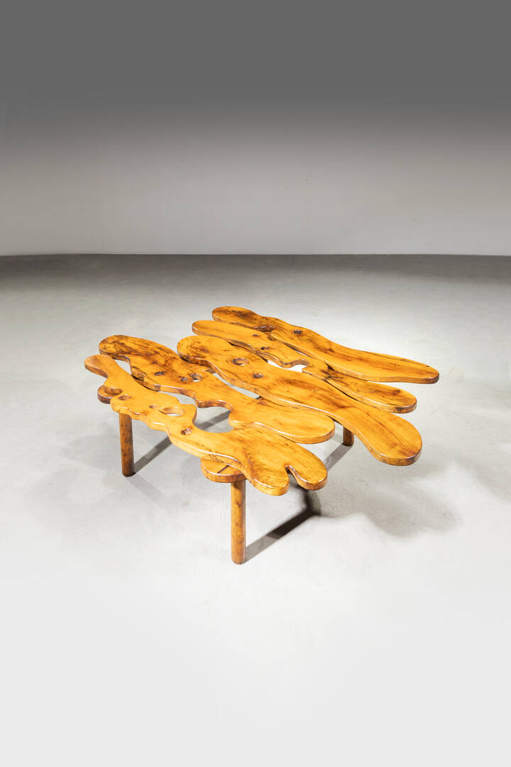 GIOVANNI BORGARELLO - Grande tavolino scultoreo