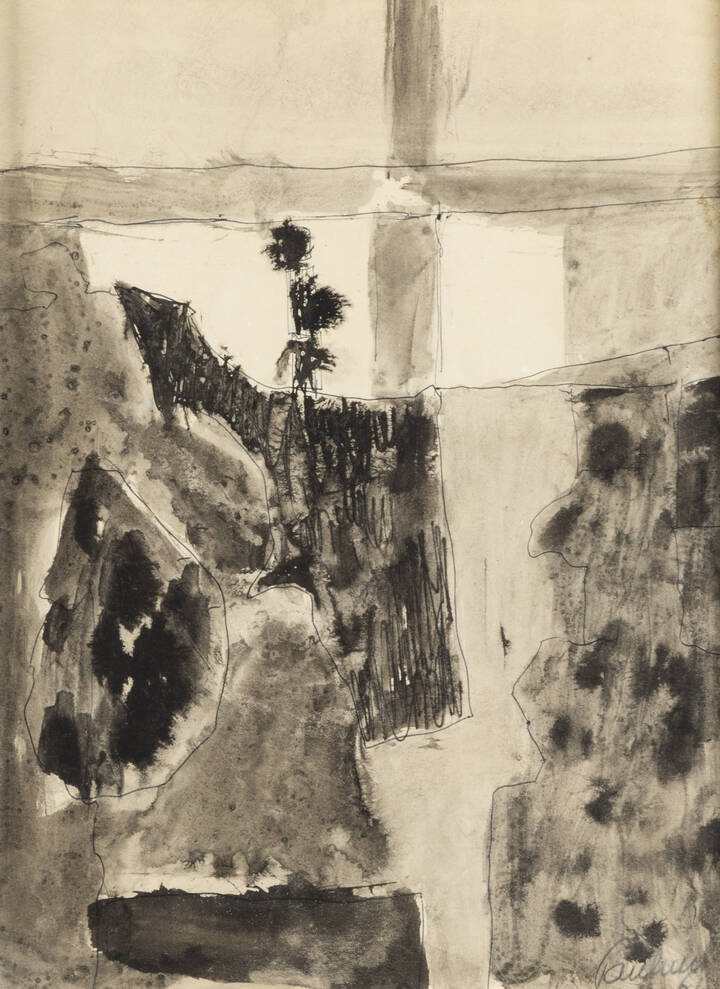 ENRICO PAULUCCI - 'Senza titolo' 1961