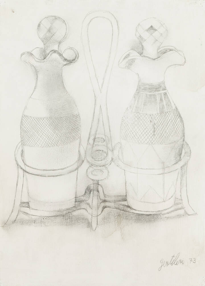 FRANCO GENTILINI - 'Le ampolline'  o 'L'oliera' 1973