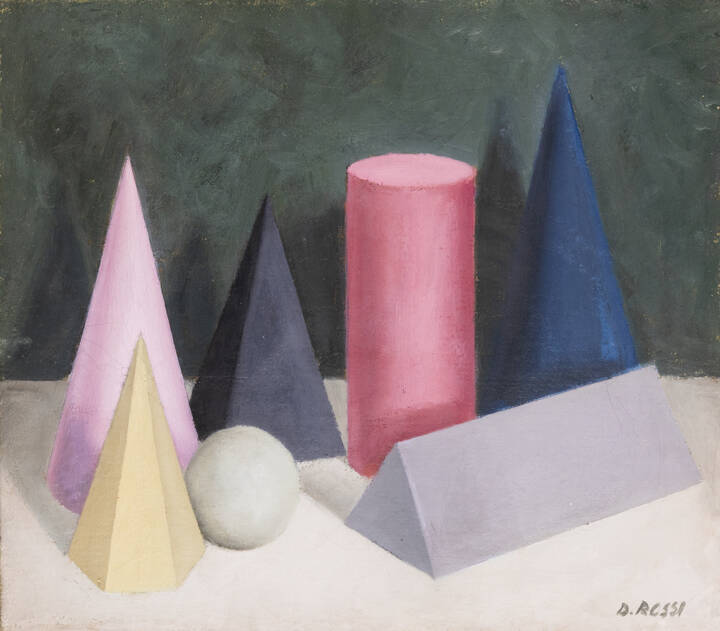 DANTE ROSSI - 'Natura morta. Solidi'