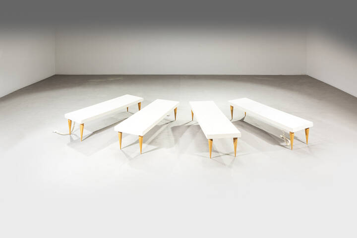 MAURO OLIVIERI - Quattro tavolini retroilluminati