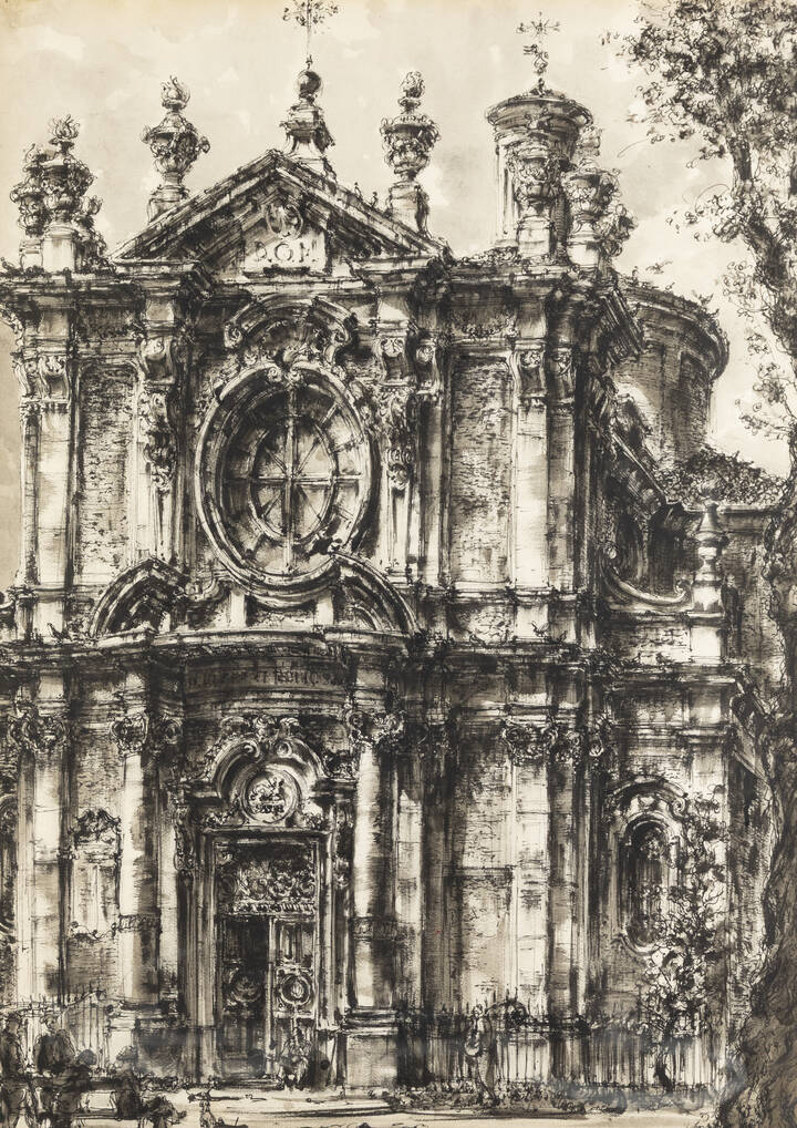 PITTORE ANONIMO - 'Facciata'