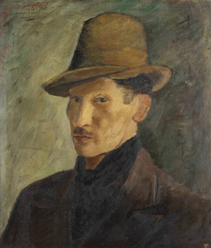 GIUSEPPE SIMONAZZI - 'Ritratto maschile' 1936 (XIV)