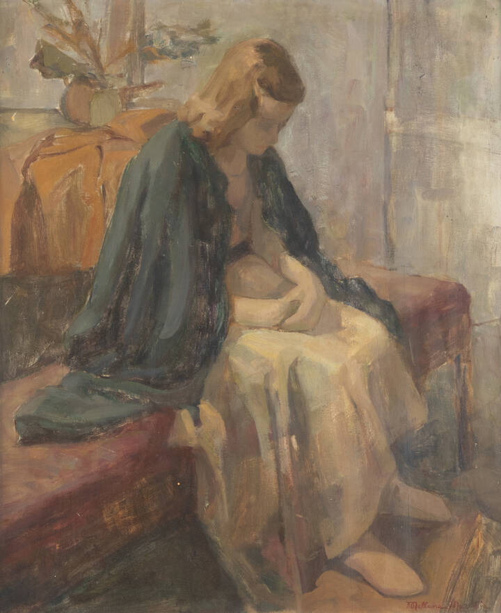 MARIA PIA MELLANA - 'Figura femminile assorta'