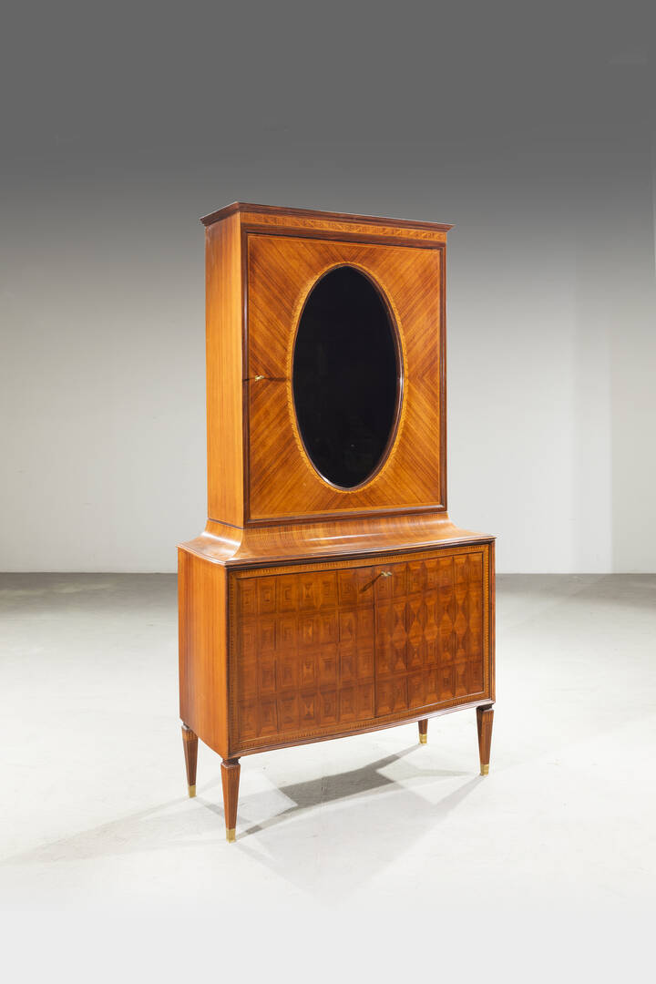 PAOLO BUFFA - Credenza con vetrina