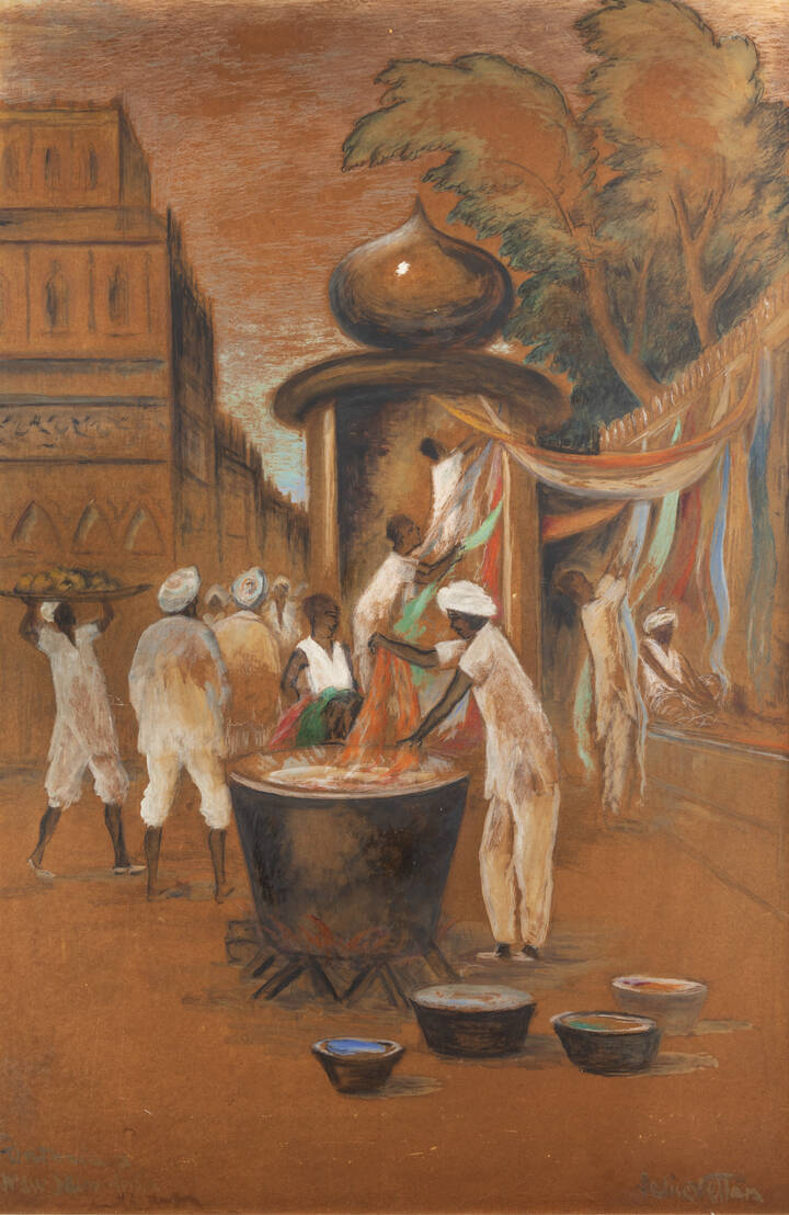 FELICE VELLAN - 'Tintoria a New Delhi-India'