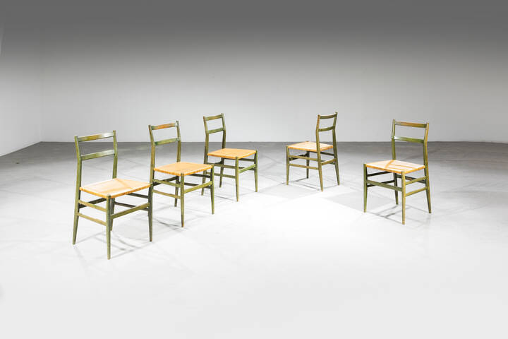 GIO PONTI - Cinque sedie