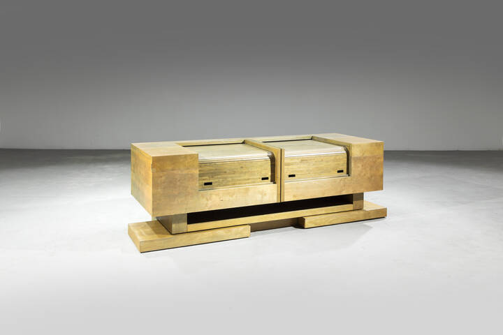 CESARE AUGUSTO NAVA - Mobile contenitore esemplare unico 