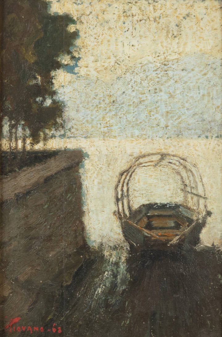 FERRUCCIO PIOVANO - 'Lago d'Orta - Una Lucia' 1968