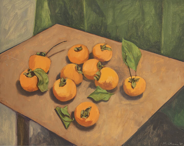 MAURO CHESSA - 'Tavolo con frutti' 1989
