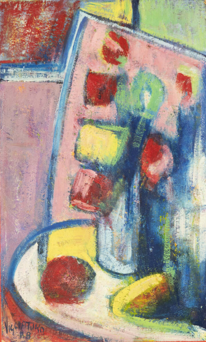 SILVIO VIGLIATURO - 'Natura morta' 1988