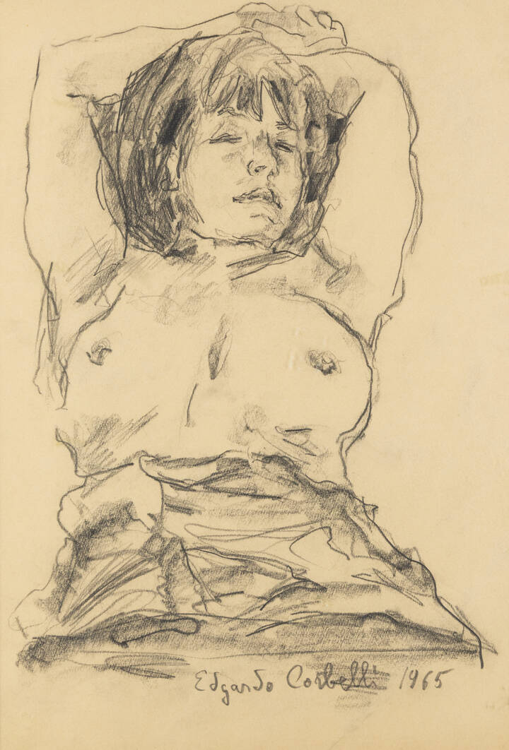 EDGARDO CORBELLI - 'Nudo di donna' 1965
