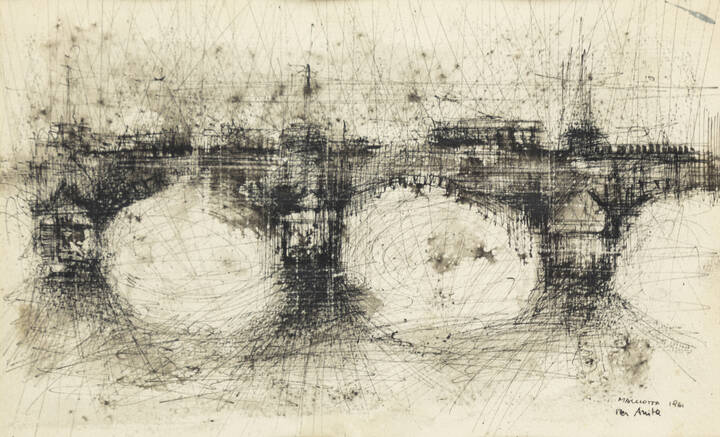 GIOVANNI MACCIOTTA - 'Ponte' 1961