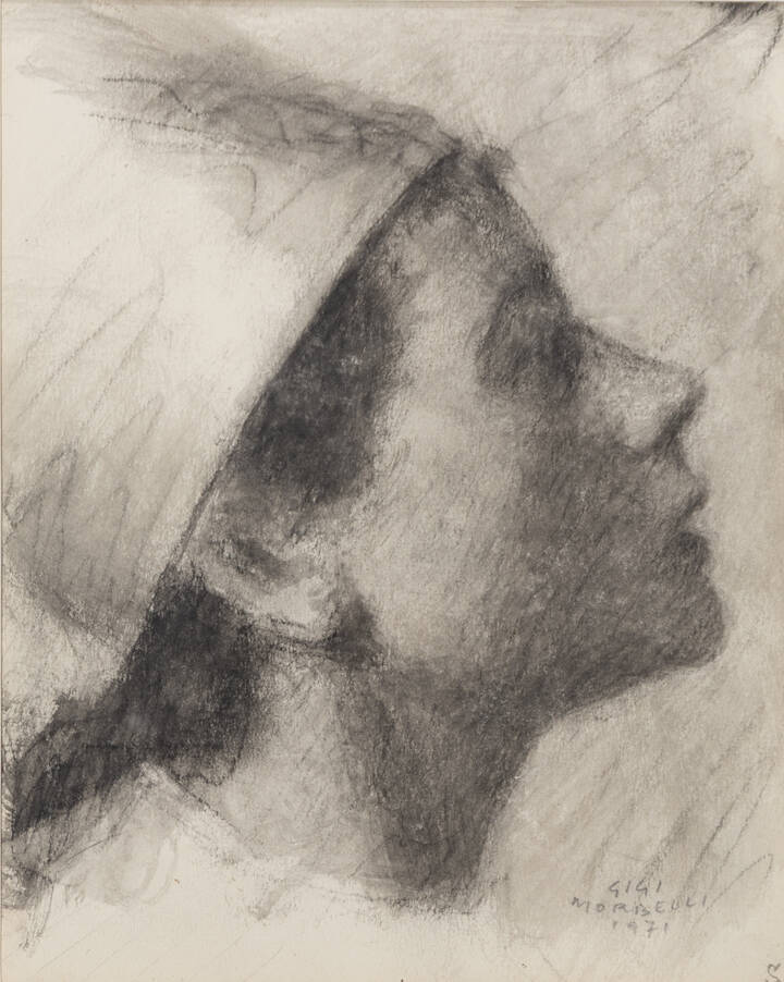 GIGI MORBELLI - 'Ritratto di profilo' 1971