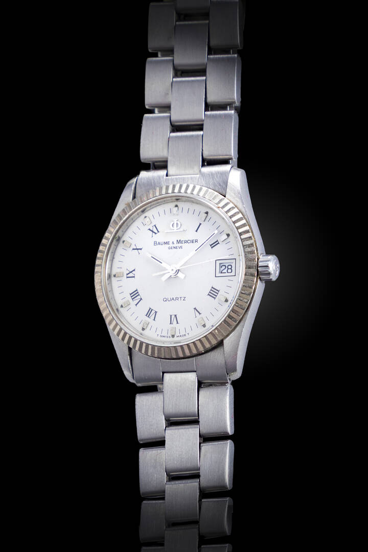 BAUME & MERCIER - Mod. 'Date', ref.5188 , anni '80<br>