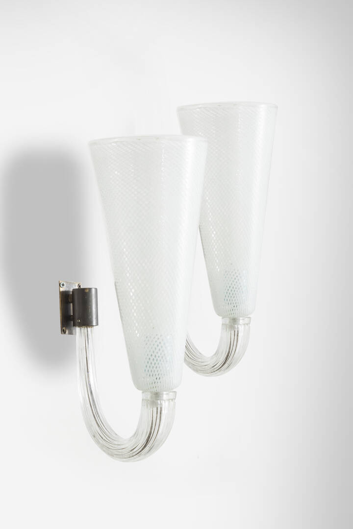 AURELIANO TOSO - Coppia di appliques 