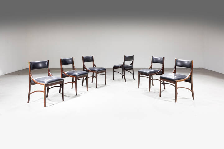ICO PARISI - Sei sedie mod. 110