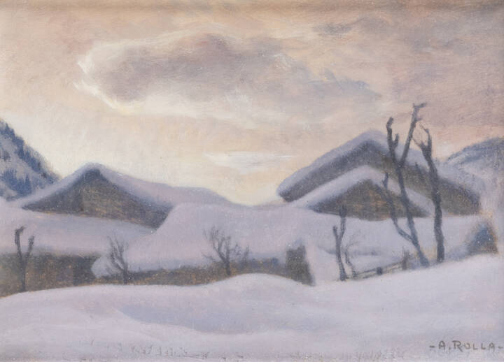 ADOLFO ROLLA - 'Neve' Verrand (Valle d'Aosta)