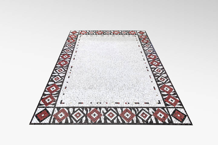 ALVIERO MARTINI - Tappetto effetto mosaico