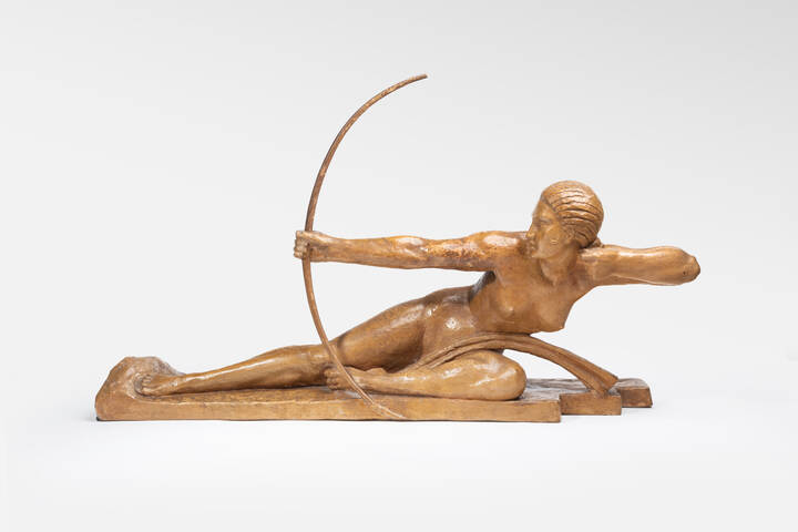 MARCEL BOURRAINE - 'Bella arciera' primi '900