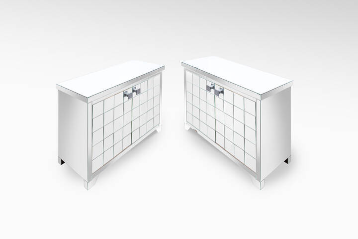 FONTANA ARTE, nello stile di - Coppia di mobili 