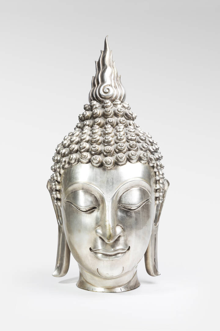 SCULTURA - Testa di Buddha 