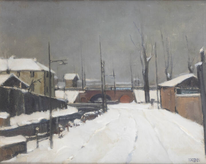 CARLO MUSSO - 'Strada del Fortino' 1947