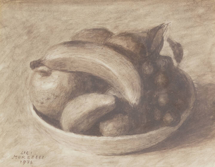 GIGI MORBELLI - 'Ciotola con frutta', 1974