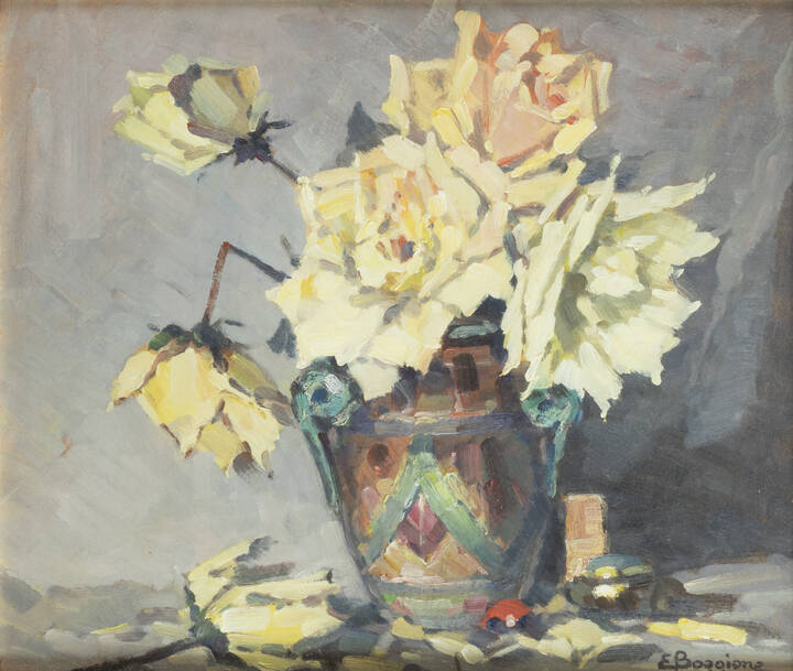 ENRICO BOGGIONE - 'Rose nel vaso'