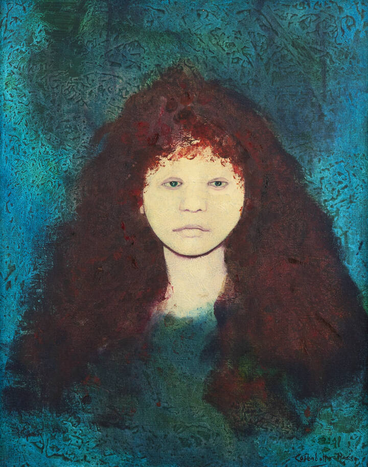 ENRICO COLOMBOTTO ROSSO - 'Volto femminile'