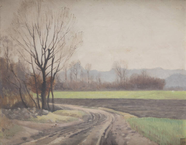 ADOLFO ROLLA - 'Campagna alla Saffarona' (Lucento)