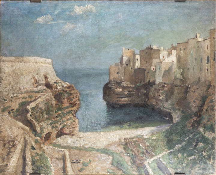 CESARE MAGGI - 'Veduta marittima'