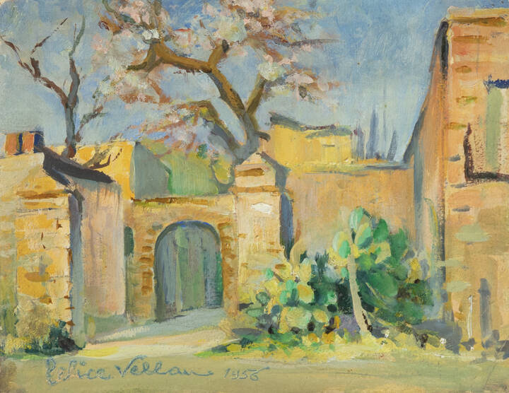 FELICE VELLAN - 'Angolo al Valentino' 1956