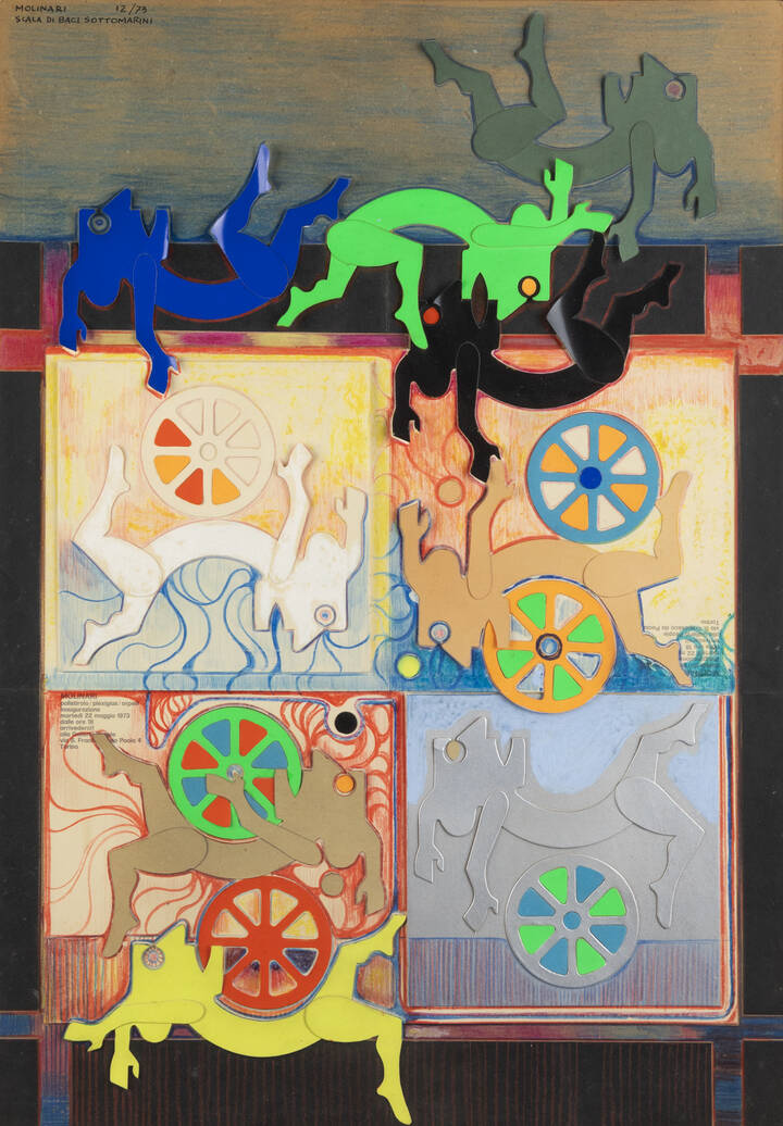 MARIO MOLINARI - 'Scala di baci sottomarini' dicembre 1973