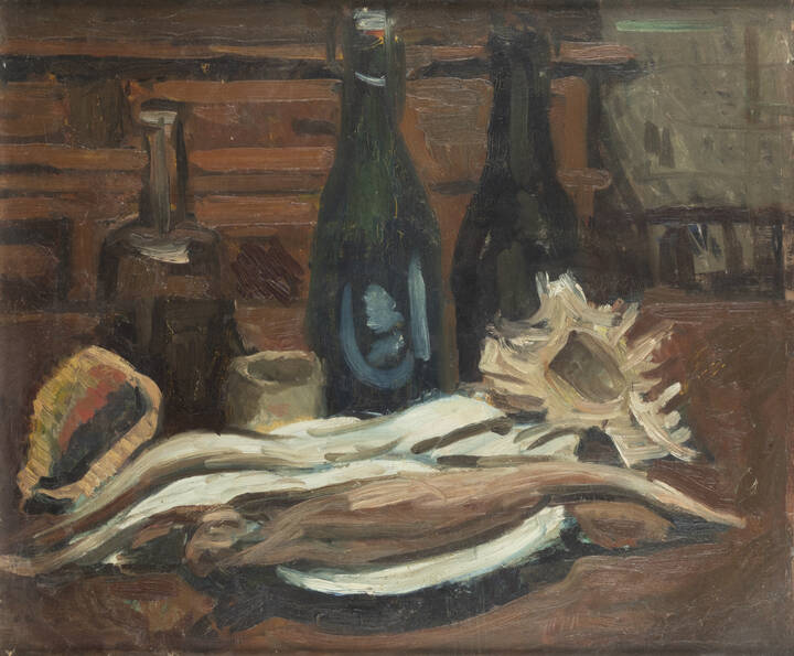 ALBINO GALVANO - 'Pesci e conchiglie', 1932