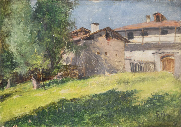 FRANCESCO BOSSO - 'San Sicario (Cesana)' 11 agosto 1929