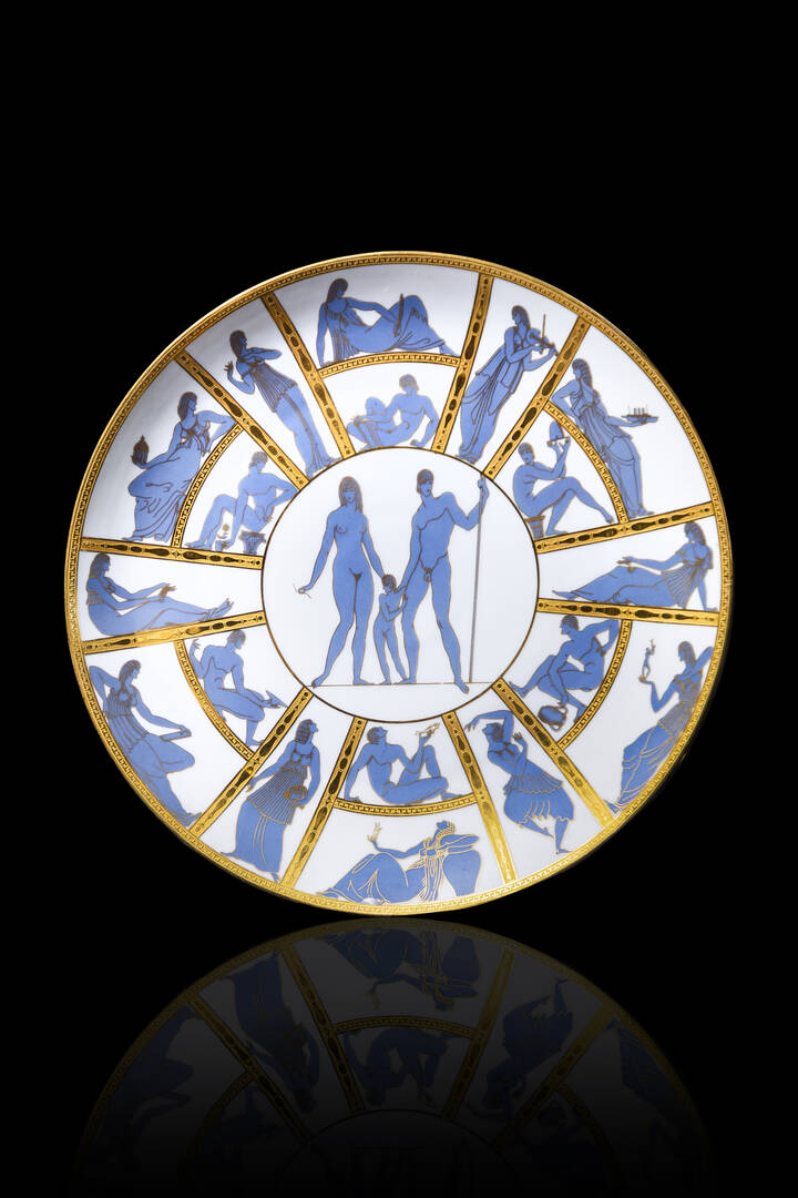 GIO PONTI - Piatto 'Le attività gentili'