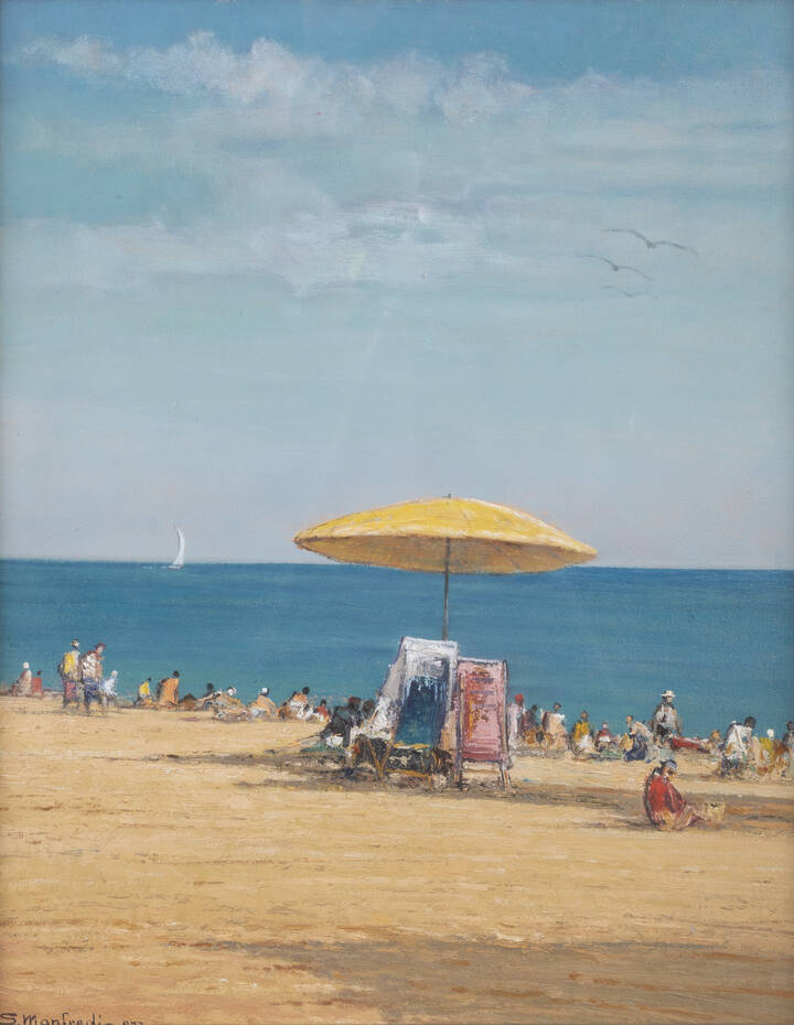 SERGIO MANFREDI - 'L'ombrellone' 1977