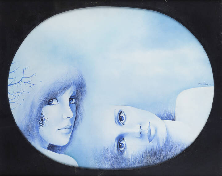 GIANNI ABELLO - 'Sdraiata sull'erba' 1972